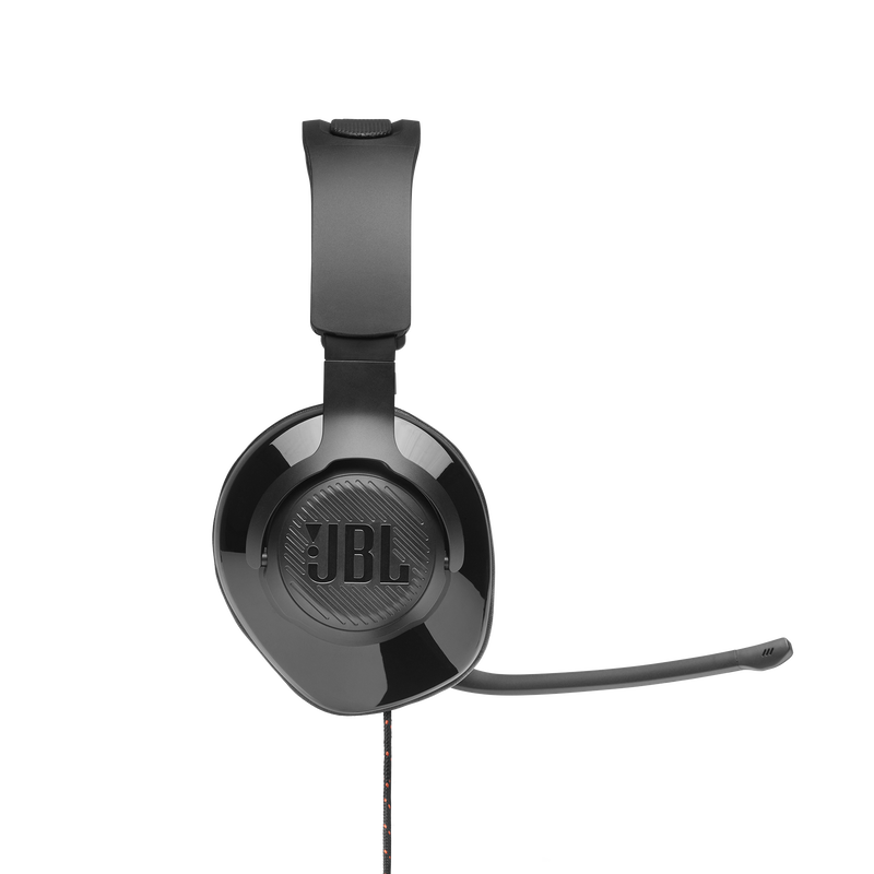 JBL Quantum 200 - Black - Wired over-ear gaming headset with flip-up mic - Detailshot 3 image number null